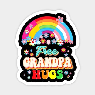 Free Grandpa Hugs LGBTQ Transgender Pansexual LGBT Magnet