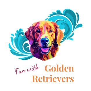 Golden Retrievers Swimming T-Shirt