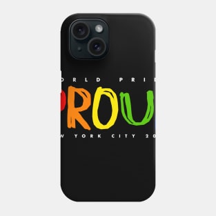 World Pride T-Shirt - PROUD in 2019 - New York City Phone Case