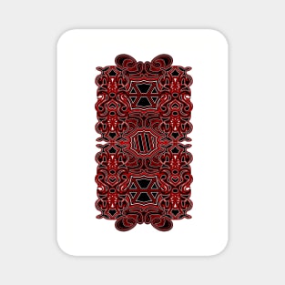 tribal batak motif 8 Magnet