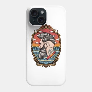 masculine barberman Phone Case