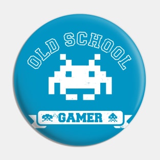 Old School Gamer Pin