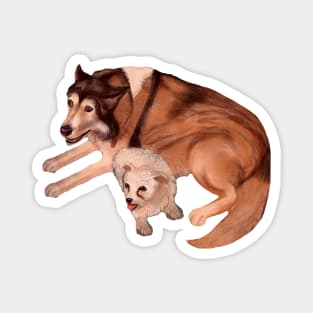 Dog Best Friends Magnet