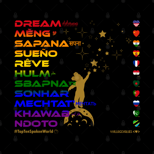 DREAM: Say ¿Qué? Top Ten Spoken (World) (Rainbow) by Village Values