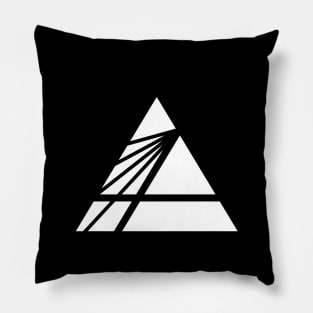 The Alternative white logo and back writing Pillow