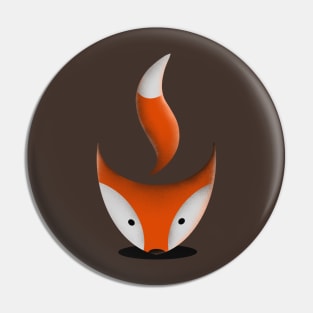 coffee fox Pin