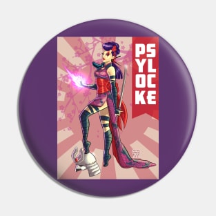 Psylocke Bombshell Pin