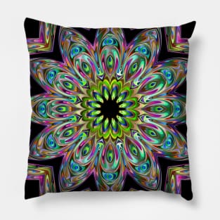 mandala-design, mandala-art, geometric, abstract, mandala and spirituality, colorful, rainbow, mandala pattern, mandala flower patterns, Flower Mandala ,Spirituality Pillow