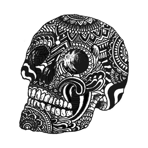 Tibetan skull by Luke Gray