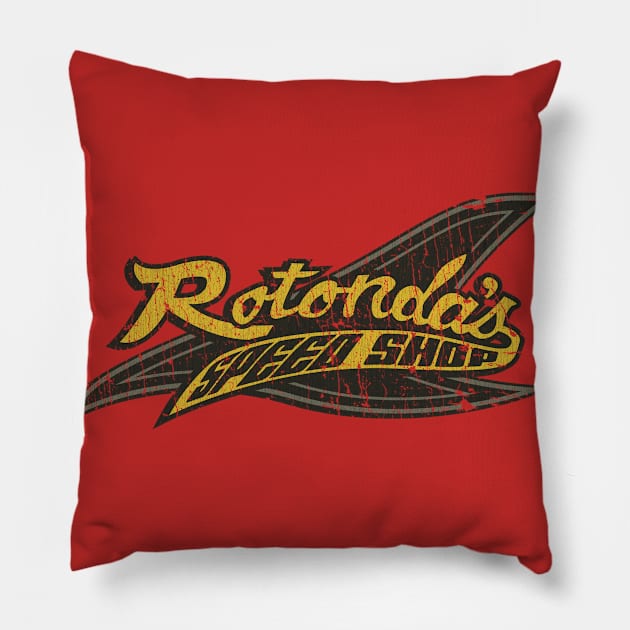 Rotonda's Speed Shop 1963 Pillow by JCD666