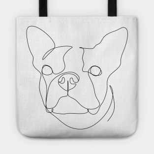 Dog Portrait. Dog portrait .  Pet Portrait Line Drawing. dog portrait from photo. pet memorial art. Tote