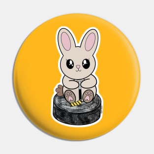 Puck Bunny (Boston) Pin