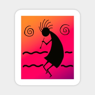 Kokopelli Sunset Magnet