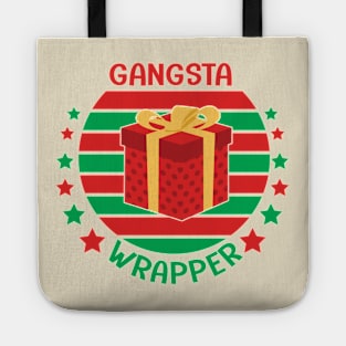 Gangsta Wrapper Christmas gift Tote