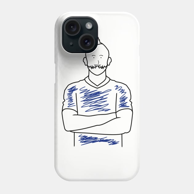doodles of a man posing Phone Case by bloomroge