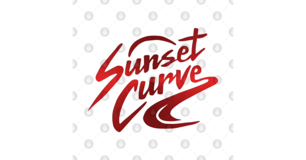 Sunset Curve Bold logo - Sunset Curve - T-Shirt | TeePublic