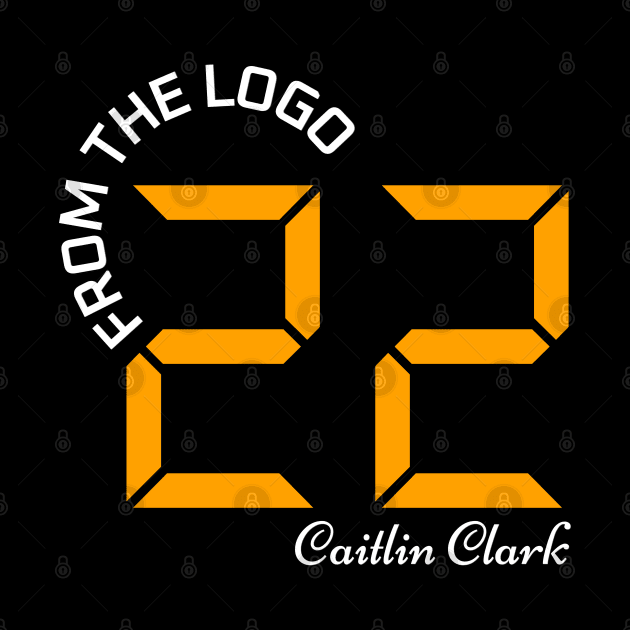 From the logo 22 Caitlin Clark Orange White by thestaroflove