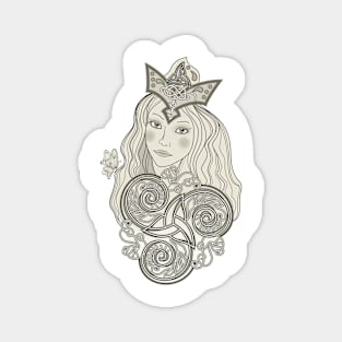 Fabulous Viking fairy Magnet