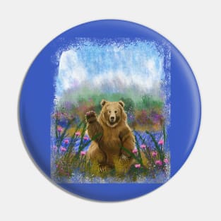 Friendly Bear Pin