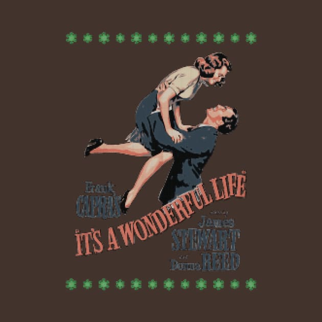 It's a Wonderful Life Christmas Sweater Cut Out by Invasion of the Remake