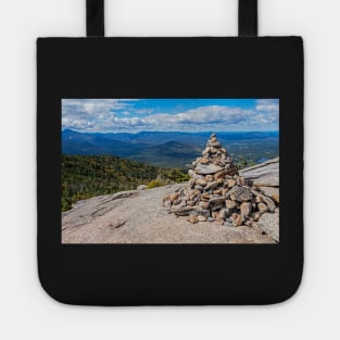 Cascade Mountain Peak Rock Cairn Keene NY Tote