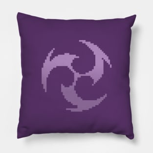 Electro Elements Genshin Impact Pixel Art Pillow