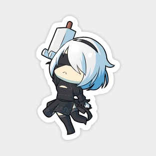 Chibi 2B - Nier Automata Magnet