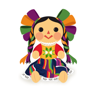 Mexican Doll, María. Mexican Otomi Doll. Traditional Mexican Rag Doll T-Shirt