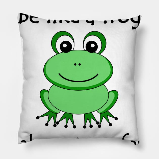 Little frog Pillow by DarkoRikalo86