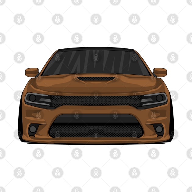 DODGE CHARGER BROWN by VENZ0LIC