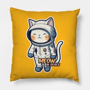 Astronaut cat Pillow