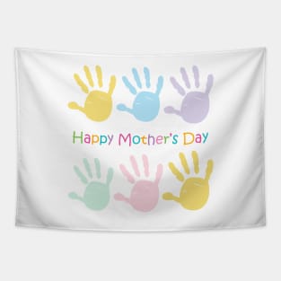 Mother's day kids handprint Tapestry