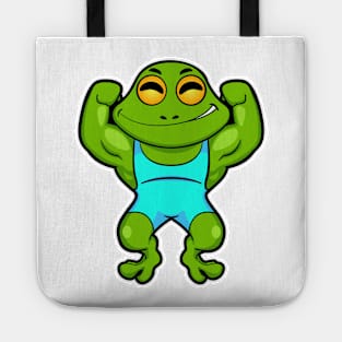 Frog as Bodybuilder at Bodybuilding Tote