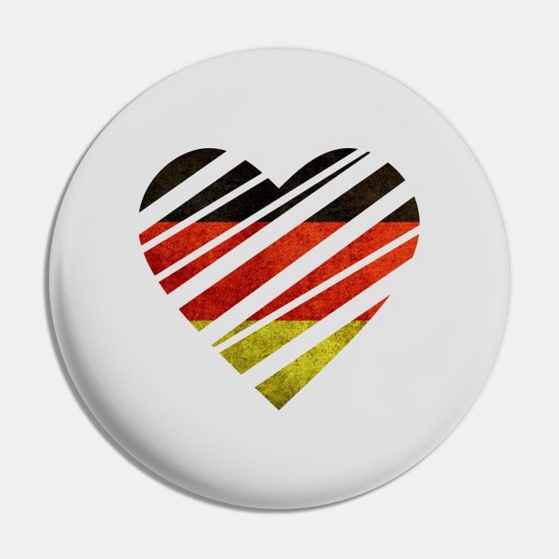 Germany Heart Pin by Graograman