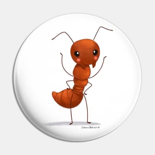 Common Red Ant Pin