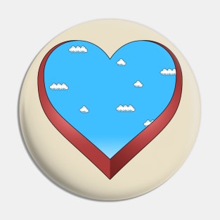 Through the heart Pin