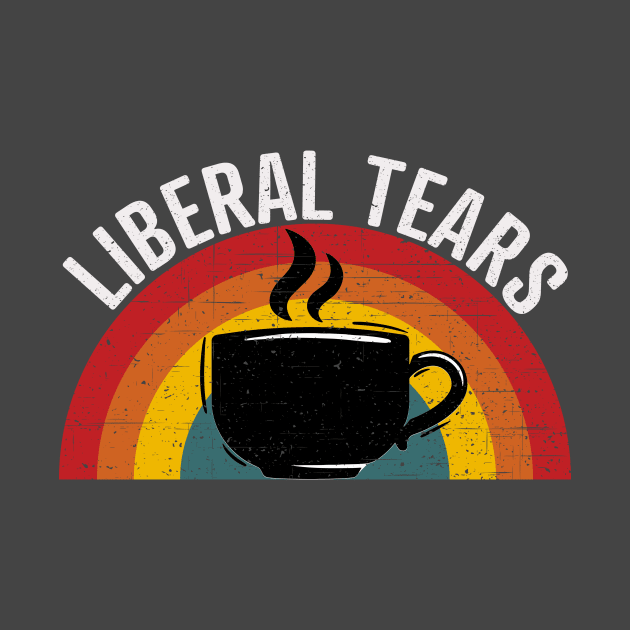 Liberal Tears Sunset Retro  Gift by Creative Endeavors