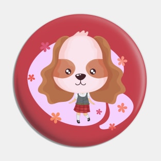 Head of cute dog Pin