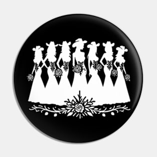 Bridesmaids and Bride Western Pin