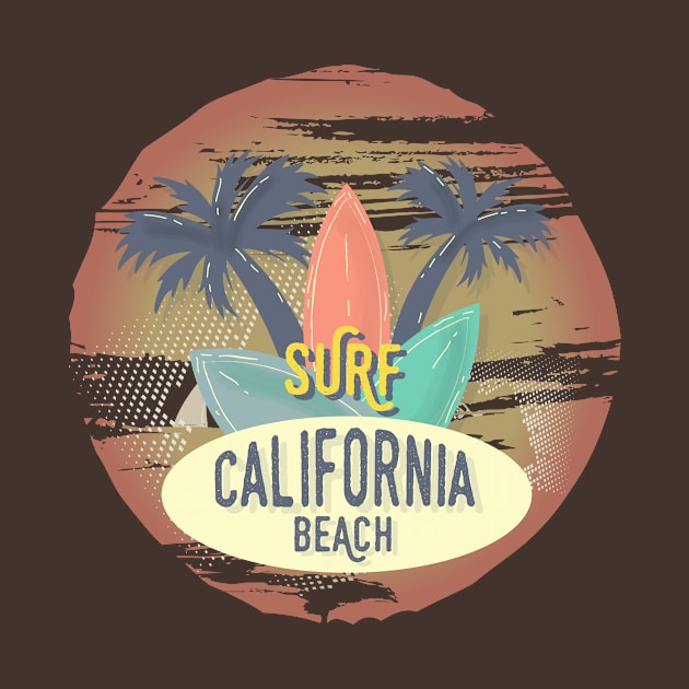 Surf california beach by Gtrx20