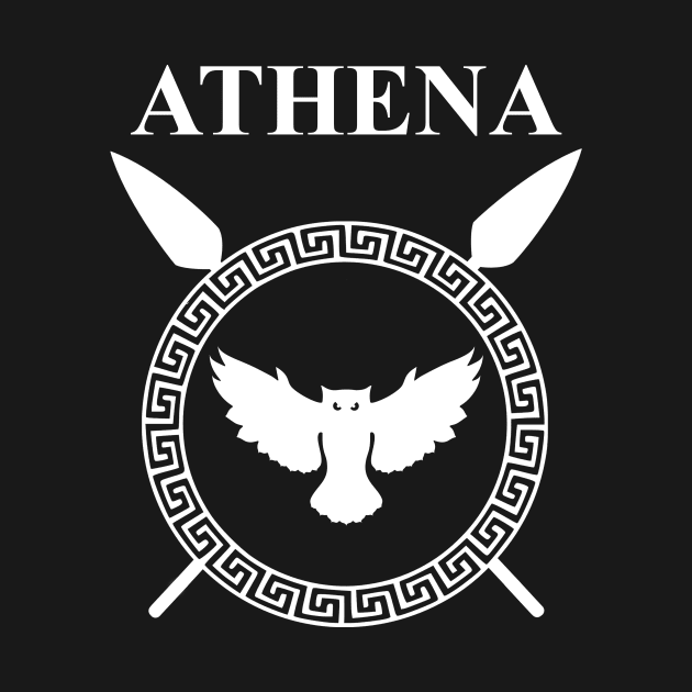 Athena Ancient Greek Goddess Shield by AgemaApparel