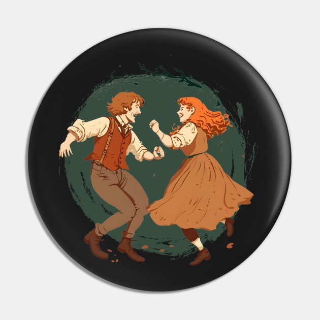 Partying Little Ones - Minimalist - Black - Fantasy Pin by Fenay-Designs