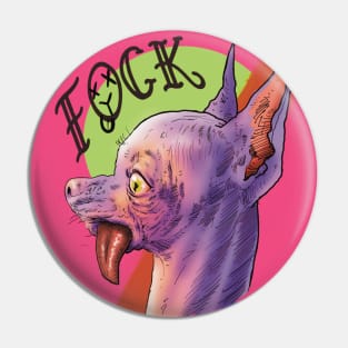 fock dog Pin