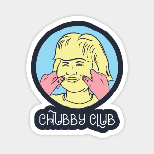Chubby Club Girl Magnet