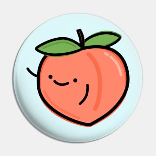 Cute Peach Pin