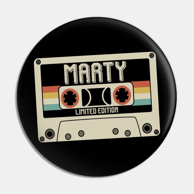 Marty - Limited Edition - Vintage Style Pin by Debbie Art