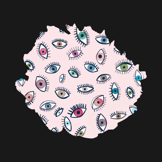 Looking Eyes Pink by ninoladesign