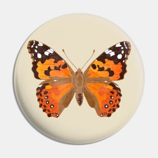 Painted Lady Butterfly Pin