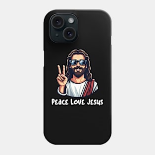 Peace Love Jesus Phone Case