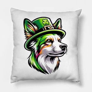 Peruvian Inca Orchid Embraces Saint Patrick's Day Festivity Pillow